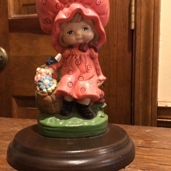 Working Ceramic Holly Hobby Lamp - Picture 4 of 4